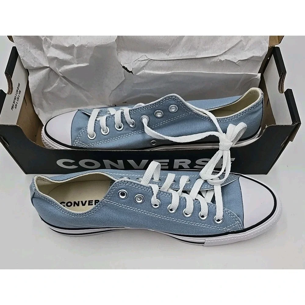NIB Converse Chuck Taylor All Star OX Sneaker, 162116F Washed‎ Denim